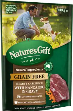 IGA Nature’s Gift Grain Free Wet Dog Food Selected Varieties offer