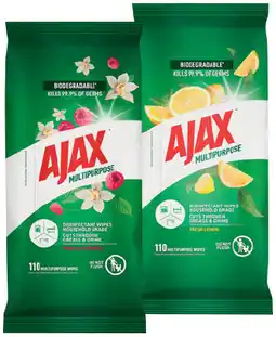 IGA Ajax Multipurpose Wipes* Selected Varieties offer