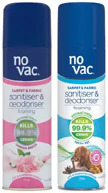 IGA No Vac Carpet & Fabric Foaming Sanitiser & Deodoriser Selected Varieties offer