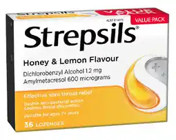IGA Strepsils Sore Throat Relief Lozenges* Selected Varieties offer