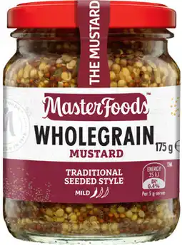 IGA MasterFoods Mustard 170-175g or Horseradish Cream 175g Selected Varieties offer