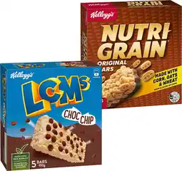 IGA Kellogg’s LCMs or Nutri-Grain Bars 5 Pack Selected Varieties offer