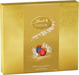IGA Lindt Lindor Chocolate Gift Box Selected Varieties offer