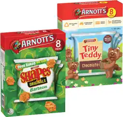 IGA Arnott’s Shapes, Minis or Tiny Teddy 7‑8 Pack Selected Varieties offer