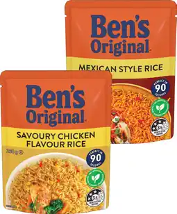 IGA Ben’s Original Flavoured Rice 220‑250g Selected Varieties offer