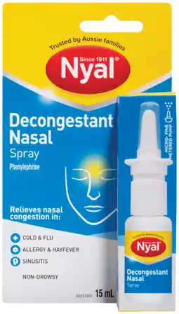 IGA Nyal Decongestant Nasal Spray offer