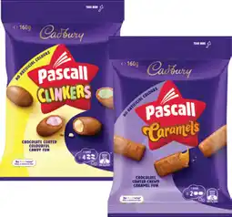 IGA Pascall Chocolate Share Bag 160‑185g or Cadbury Bitesize 120‑150g Selected Varieties offer