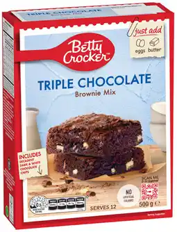 IGA Betty Crocker Baking Mix 370‑500g Selected Varieties offer