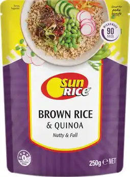 IGA SunRice Steamed Brown Rice & Quinoa offer