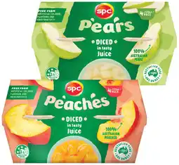 IGA SPC Diced Fruits, Fruit Purée or Jelly 4 Pack Selected Varieties offer
