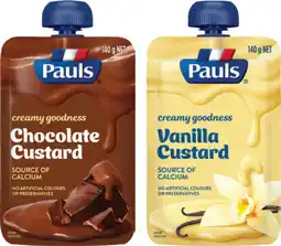 IGA Pauls Squeezie Custard Selected Varieties offer