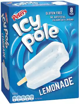 IGA Peters Icy Pole Selected Varieties offer