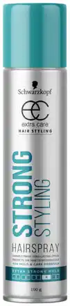 IGA Schwarzkopf Extra Care Strong Styling Maximum Hold Hair Spray or Super Styling Lacquer 100g offer