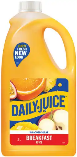 IGA The Daily Juice Company Breakfast Juice No Added Sugar offer