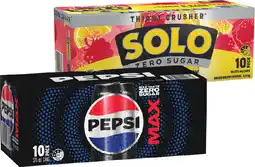 IGA Pepsi or Solo 10x375mL Selected Varieties offer