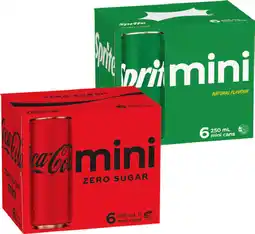 IGA Coca‑Cola, Sprite or Fanta Mini 6x250mL Selected Varieties offer