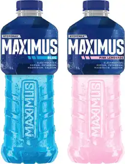 IGA Maximus Sports Drink Selected Varieties offer