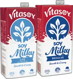 IGA Vitasoy Soy Milky Long Life Milk Selected Varieties offer