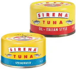 IGA Sirena Tuna Selected Varieties offer