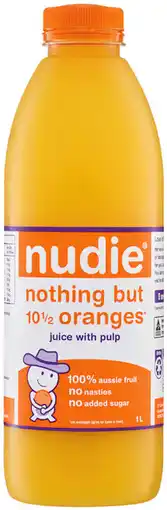 IGA Nudie Orange Juice Selected Varieties offer