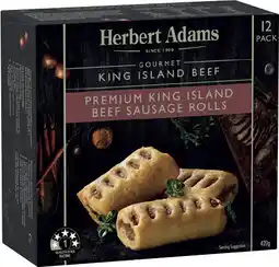IGA Herbert Adams Sausage Roll or Pie 12 Pack offer