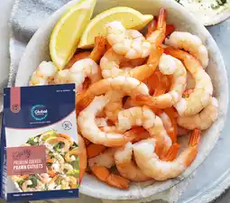 IGA Global Seafoods Cooked Prawn Cutlets Tail On offer