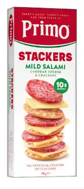 IGA Primo Stackers or Trios 45‑57g Selected Varieties offer