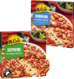 IGA McCain Family Pizza 490‑500g Selected Varieties offer