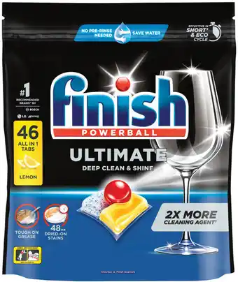 Finish Ultimate Dishwashing Tablets Lemon