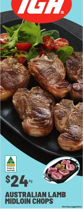 IGH Australian Lamb Midloin Chops