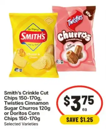 IGA Smith's Crinkle Cut Chips offer