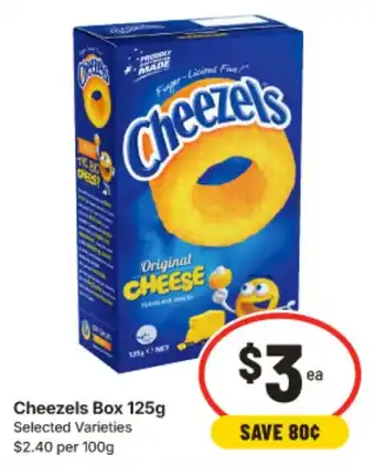 IGA Cheezels Box offer