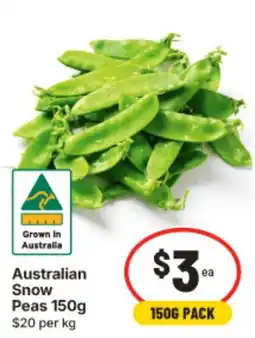 IGA Australian Snow Peas offer