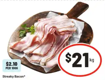 IGA Streaky Bacon* offer