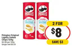 IGA Pringles Original Lightly Salted Chips offer
