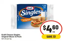 IGA Kraft Cheese Singles Original Slices offer