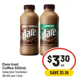 IGA Dare Iced Coffee offer