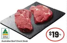 IGA Australian Beef Chuck Steak offer