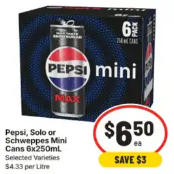 IGA Pepsi Max mini offer
