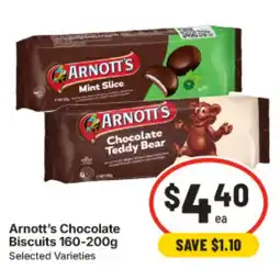 IGA Arnott's Chocolate Biscuits Selected Varieties offer