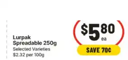 IGA Lurpak Spreadable offer