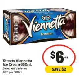 IGA Streets Viennetta Ice Cream offer