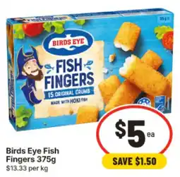 IGA Birds Eye Fish Fingers offer