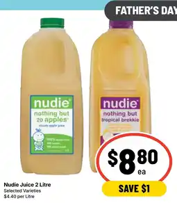 Ritchies Nudie Juice 2 Litre offer