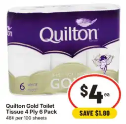 IGA Quilton Gold Toilet Tissue offer