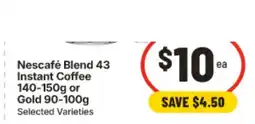 IGA Nescafe Blend 43 Instant Coffee offer