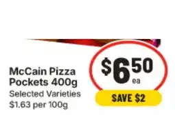 IGA McCain Pizza Pockets offer