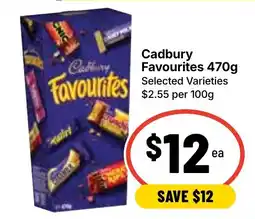 Ritchies Cadbury Favourites Selected Varieties offer