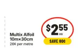 IGA Multix Alfoil offer
