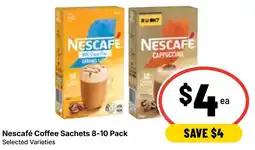 Ritchies Nescafé Coffee Sachets Selected Varieties offer